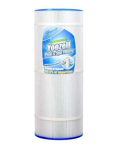 Yoozell PA120 Swimming Pool Filter Replaces for Unicel C-8412 120Sq.ft Filbur FC-1293 CX1200RE C1200 Pro Clean 125 817-0125N Hayward C1200 CX1200RE PLF120A Darlly 81202 1 Pack