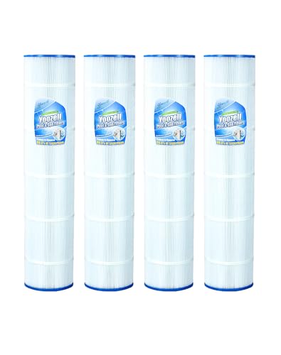 Yoozell PCC130-PAK4 Swimming Pool Replacement Filter Cartridge Replaces for Unicel C-7472 Filbur FC-1978 160332 178585 FC-6475 Pentair CCP520 R173578 PLFPCC130 Darlly 71252 4Pack