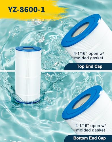 Yoozell Pool Filter Replaces for C-8600, Filbur FC-1280, Star-Clear II C800, PA80,CX800RE, 817-150-01, Darlly 80752, 75 Sq.Ft Swimming Pool Filter Cartridge