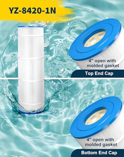 Yoozell Swimming Pool Filter Replaces for C-8420, Filbur FC-1211, CX2020RE, PWWPC200, Pro Clean 200, 817-0200P, CX1900RE, PA190, 200 Sq.Ft Filter Cartridge, 2 Pack