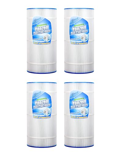 Yoozell Swimming Pool Filter Replaces for C-9440, CX100XRE, C100S, SwimClear C100S, PA100S, 100 Sq. Ft Pool Filter Cartridge, 4 Pack
