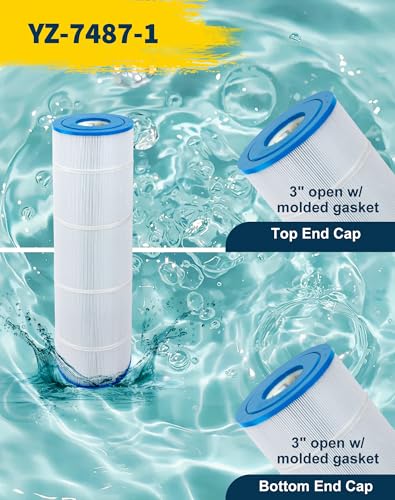 Swimming Pool Filter Replaces for Unicel C-7487, Filbur FC-1270, CX870RE, SwimClear C4020,C4000S, PA100N, 100 Sq. Ft Pool Filter Cartridge