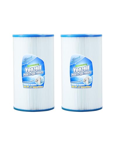 Yoozell PWK30-EC Spa Filter Cartridge Replaces for C-6330,C-6430,FC-3915, CCP498, 13004, AK-5005, XLS-602, FC-3915M, Hot Springs 31489, Darlly 60307, 30 sq.ft Drop in Hot Tub Filter, 2 Pack