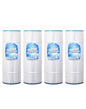 Yoozell PCC80-PAK4 Swimming Pool Replacement Filter Cartridge Replaces for Unicel C-7470 80Sq.ft Pentair CCP320 Filbur FC-1976 Clean and Clear Plus 320 817-0081 178580 PLFPCC80 Darlly 70804 4Pack