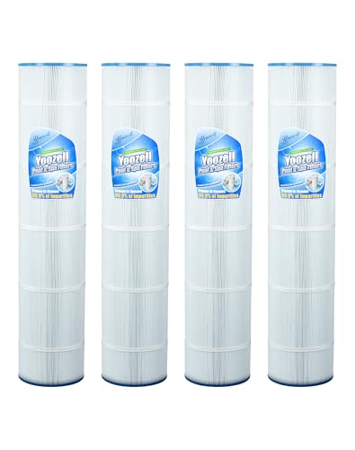 Yoozell YZ686E. Pool and Spa Replacement Filter Cartridge Replaces for Unicel-7495 FC-1296 PA126 Hayward CX1260RE Darlly 71253 4Pack