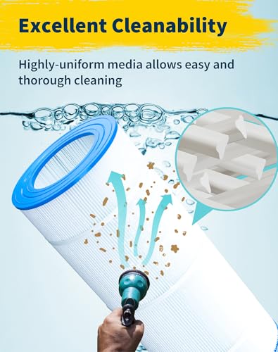 Yoozell C-9410 Pool Filter Replacement Compatible with PLF100A, Pentair CC100, CCRP100, PAP100, PAP100-4, Ultral-C3, R173215, Filbur FC-0686, 59054200, 160316, 160354, Predator 100 Filter Cartridge