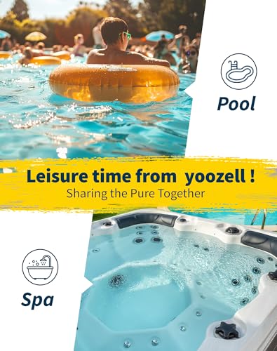 Yoozell PCC130-PAK4 Swimming Pool Replacement Filter Cartridge Replaces for Unicel C-7472 Filbur FC-1978 160332 178585 FC-6475 Pentair CCP520 R173578 PLFPCC130 Darlly 71252 4Pack