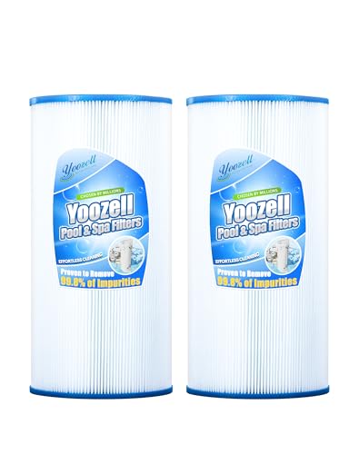 Yoozell Spa Filter Cartridge Replaces for Unicel C-4429, DSF25-50, FC-3082, Nemco 30, Darlly 40302, 30 sq.ft Hot Tub Filter, 2 Pack
