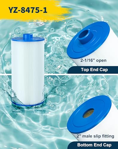 Yoozell C-8475 Spa Filter Cartridge Replaces for PCS75N, 100594, C-8475, FC-3320，75 sq.ft hot tub Cartridge Filter