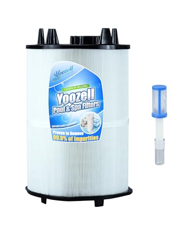 Yoozell 27002-0150S Pool Filter Cartridge Replacement, Compatible with Sta-Rite PLM150 & System 2 Modular Media Pool and Spa D.E. Filters, 150 Sq.Ft Filtration Area