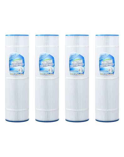 Yoozell PA106-PAK4 Pool and Spa Replacement Filter Cartridge for Unicel C-7488 106Sq.ft FC-1226 Hayward CX880RE Aladdin 20601 Baleen AK-6045 Darlly 71061 4Pack