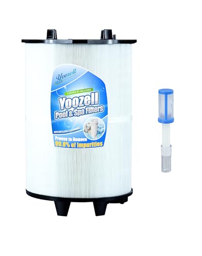 Yoozell 27002-0100S Pool Filter Cartridge Replacement, Compatible with Sta-Rite PLM100 & System 2 Modular Media Pool and Spa D.E. Filters, 100 Sq.Ft Filtration Area
