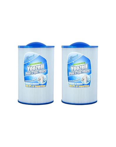 Yoozell 7350 Spa Filter Cartridge Replaces for C-7350, Caldera 50, Filbur FC-3963, PCD50N, 1019401, 73532, 50 sq.ft hot tub Filter,2 Pack