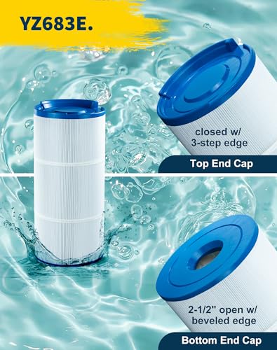 Yoozell YZ683E. Spa Filter Cartridge Compatible with Unicel C-8325 125Sq.ft FC-2790 PSD125U Sundance 6540-490 Guardian817-199 Darlly 81254 1Pack