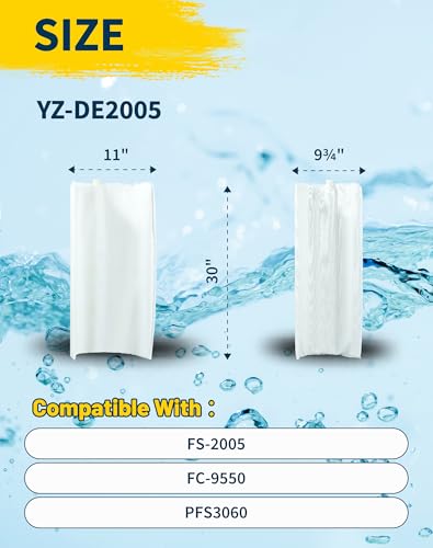 Yoozell FS-2005 DE Grid Pool Filter Set Replaces dev60, FS-2005, PFS3060, FNS Plus 60, FC-9550, PG-1905, FG-1005, 59003000,60 Sq.Ft