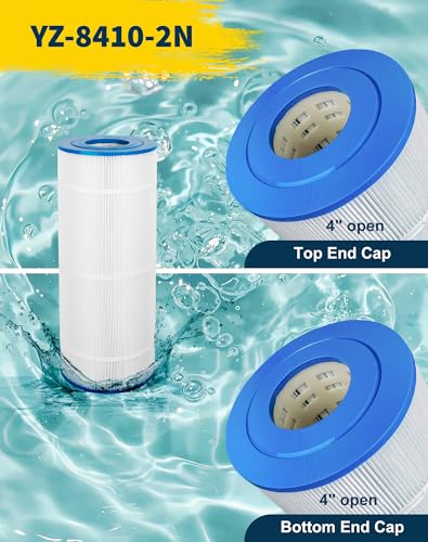 Yoozell Swimming Pool Filter Replaces for CS100, R0462200, PJANCS100, Ultral-B2, C-8410, Filbur FC-0821, Jandy CS100, Porpoise PP-B6, Darlly 81007, 100 Sq.Ft Premium Filter Cartridge, 2 Pack