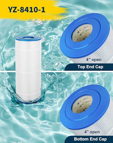 Yoozell Swimming Pool Filter Replaces for CS100, R0462200, PJANCS100, Ultral-B2, C-8410, Filbur FC-0821, Jandy CS100, Porpoise PP-B6, Darlly 81007, 100 Sq.Ft Premium Filter Cartridge, 1 Pack
