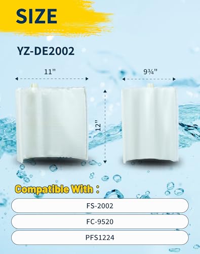 Yoozell FS-2002 DE Grid Pool Filter Set Replaces Unicel FS-2002, PFS1224, Filbur FC-9520, Hayward Pro-Grid DE2420 (DEX2400DA), MicroClear DE2400,24 Sq.Ft