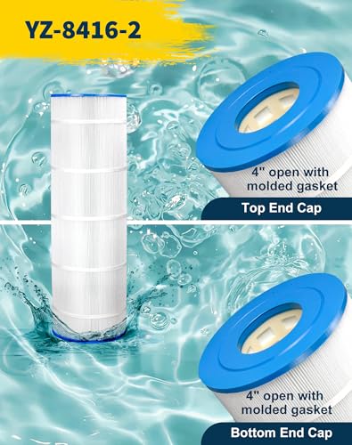Swimming Pool Filter Replaces for C-8416, Filbur FC-2576, PWWPC150B, 25230-0150S, Posi-Clear PXC-150, Darlly 81504, 150 sq.ft Hot Tub Filter