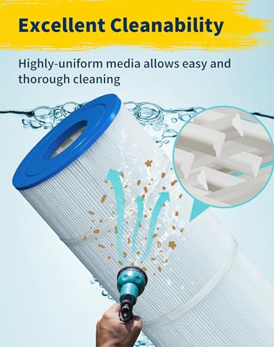 Swimming Pool Filter Replaces for C-7459, Filbur FC-6405, Filbur FC-0800, A0557900, R0554500, Aladdin 18504, APCC7352, 85 Sq.Ft Swimming Pool Filter Cartridge