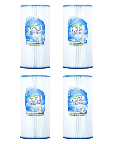 Yoozell 4429 Spa Filter Cartridge Replaces for Unicel C-4429, DSF25-50, FC-3082, Nemco 30, Darlly 40302, 30 sq.ft Hot Tub Filter, 4 Pack