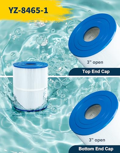 Yoozell C-8465 Spa Filter Cartridge Replaces for Watkins 31114, PWK65，Filbur FC-3960, 71827, 71828, Darlly 80651 Hot Tub Filter, Watkins 65 Sq.Ft Hot Spring Spa Filter