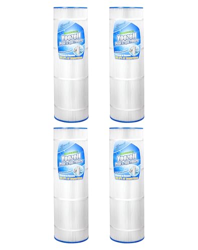 Yoozell Swimming Pool Filter Replaces for C-8420, Filbur FC-1211, CX2020RE, PWWPC200, Pro Clean 200, 817-0200P, CX1900RE, PA190, Darlly 82002, 200 Sq.Ft Filter Cartridge, 4 Pack