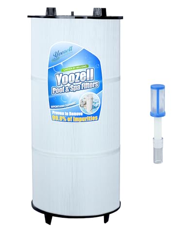Yoozell 27002-0300S Pool Filter Cartridge Replacement, Compatible with Sta-Rite PLM300 & System 2 Modular Media Pool and Spa D.E. Filters, 300 Sq.Ft Filtration Area