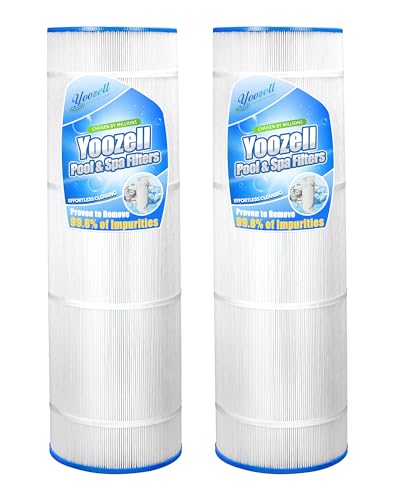 Yoozell Swimming Pool Filter Replaces for C-8420, Filbur FC-1211, CX2020RE, PWWPC200, Pro Clean 200, 817-0200P, CX1900RE, PA190, Darlly 82002, 200 Sq.Ft Filter Cartridge, 2 Pack