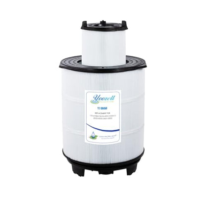 Yoozell Pool Filter S8M150 Sta-Rate System 3 170147 Pentair Modular Media 450 25022-0203s-25021-0202s Inner and Outer Cartridge Replacement Kit (Black)