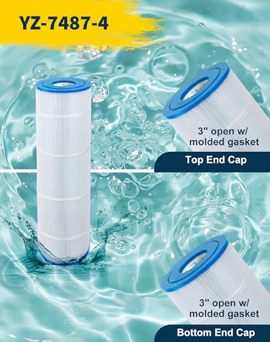 Swimming Pool Filter Replaces for Unicel C-7487, Filbur FC-1270, CX870RE, SwimClear C4020,C4000S, PA100N, 100 Sq. Ft Pool Filter Cartridge